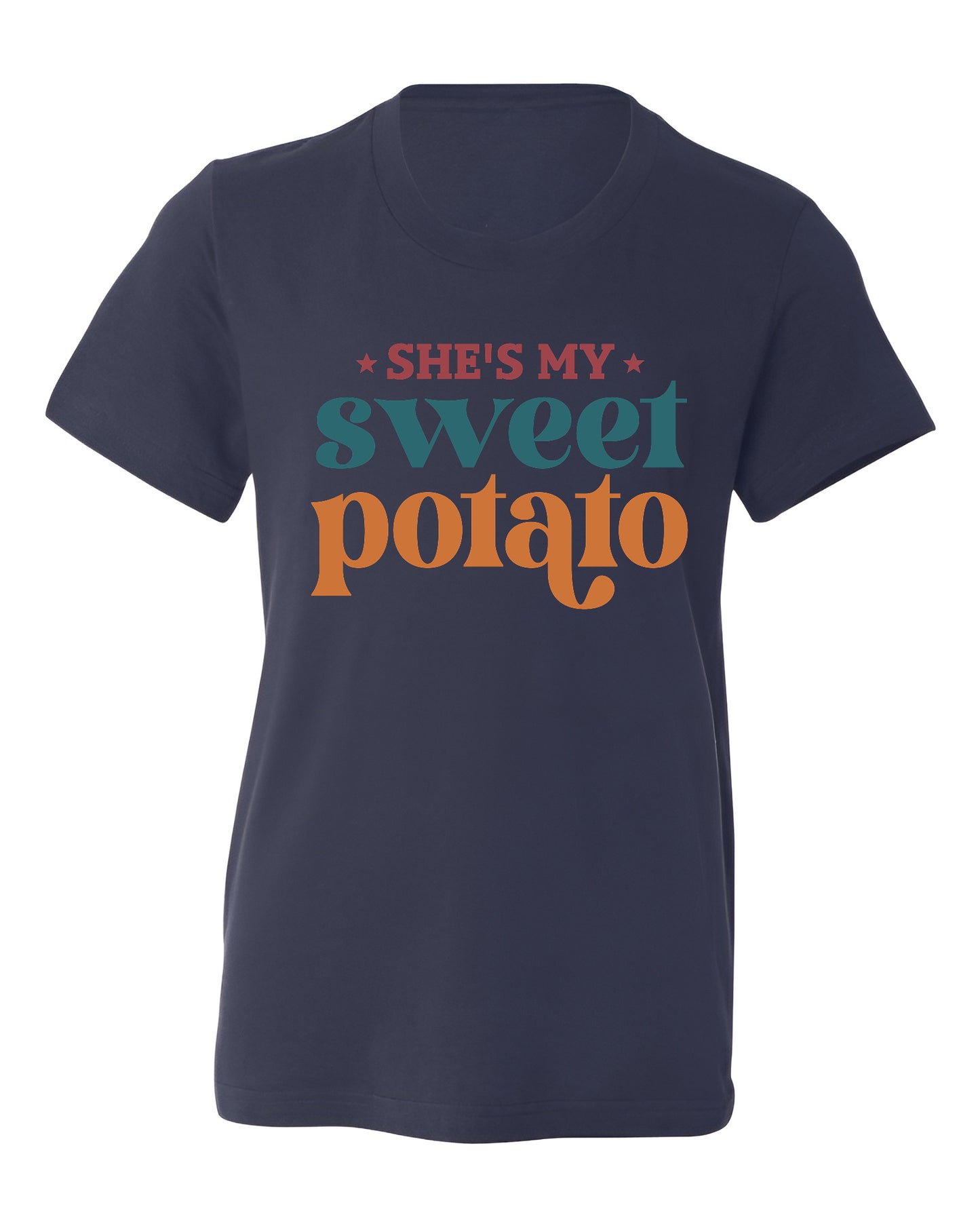 Thanksgiving Matching Couple Shirt – She’s My Sweet Potato I Yam Tee