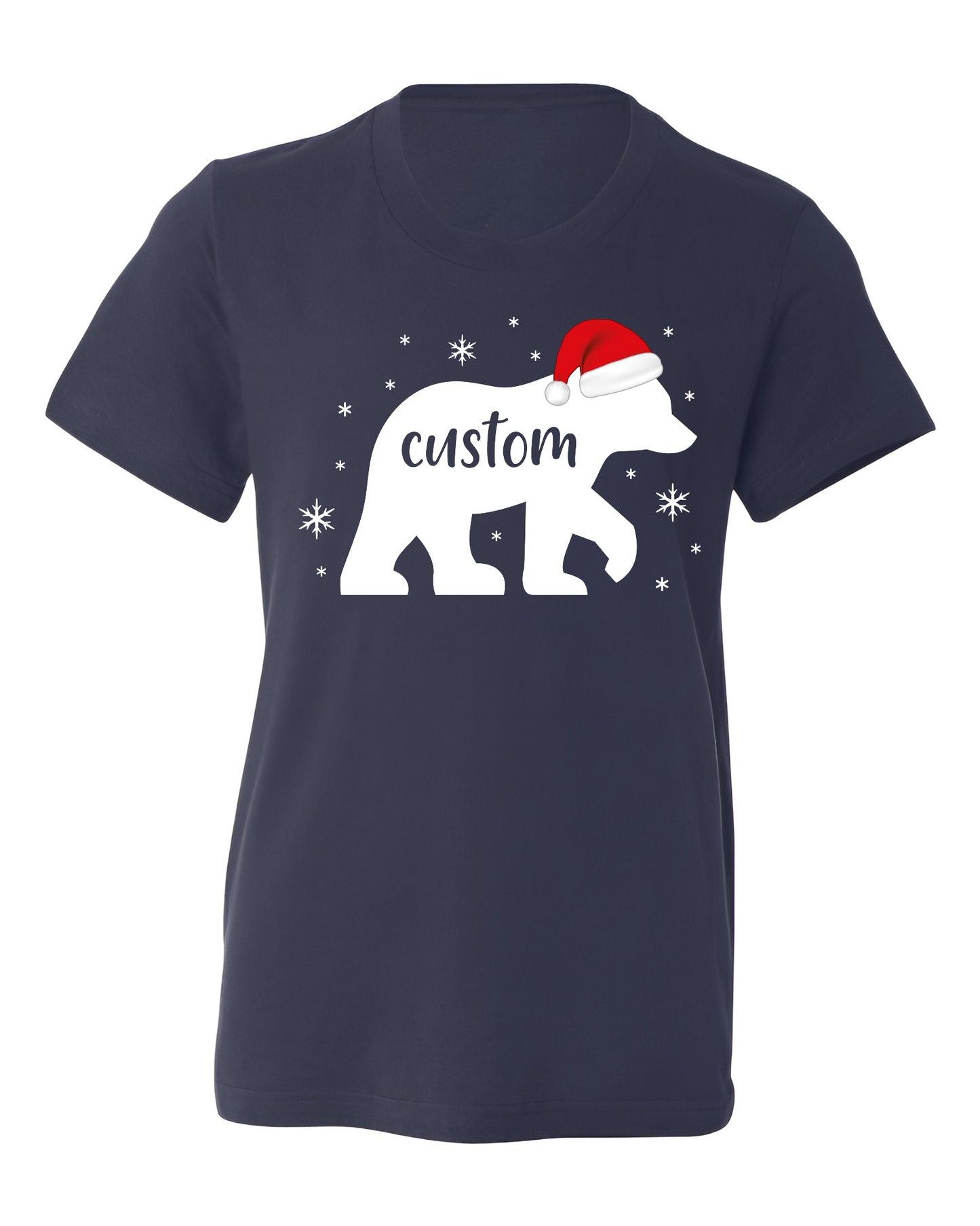 Matching Family Bear Christmas Shirts – Custom Holiday Bear Tees for Mom, Dad & Kids | Personalized Xmas Family Outfits