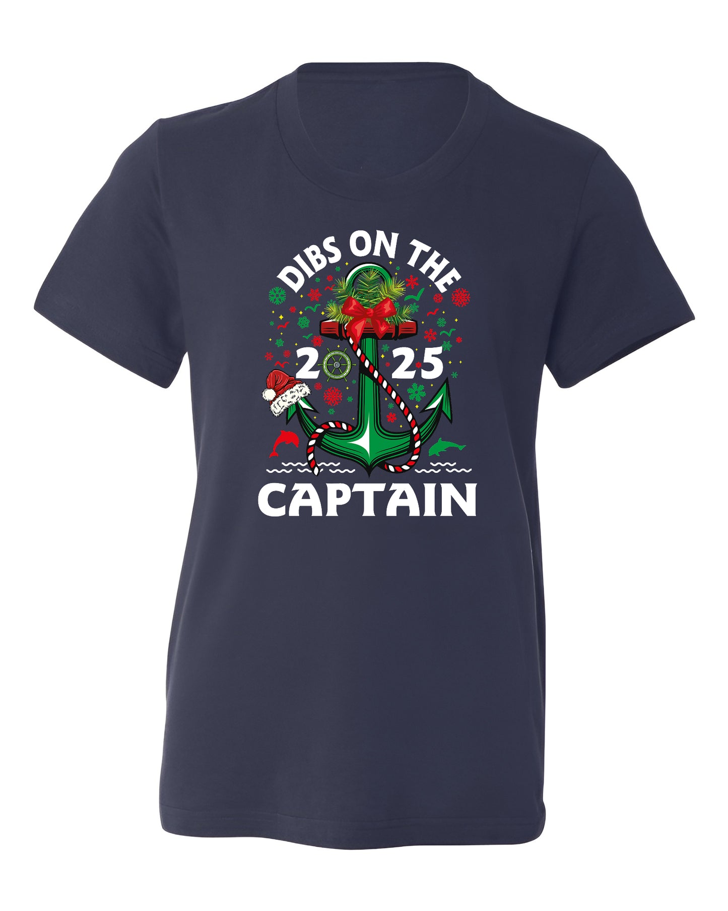 Christmas Dibs on the Captain Shirt – Nautical Christmas Tee for Boat Lovers | Captain Cruise Holiday T-Shirt 2025