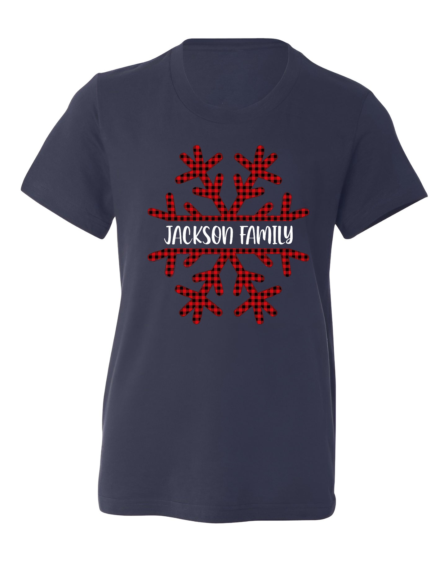 Custom Christmas Snowflake Shirts | Matching Family Holiday Tees