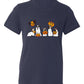 Halloween Ghost Dogs Shirt – Cute Dog Lover Tee for Women Men, Funny Pumpkin & Bat Halloween Top, Dog Mom Spooky Season Outfit