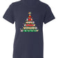Christmas Pencil Tree Shirt – Teacher Holiday Tee, Cute School Xmas Top for Women & Students