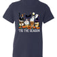 Tis The Season Halloween Coffee Shirt – Funny Fall Shirt for Women, Cute Pumpkin Coffee Tee, Autumn Halloween Gift