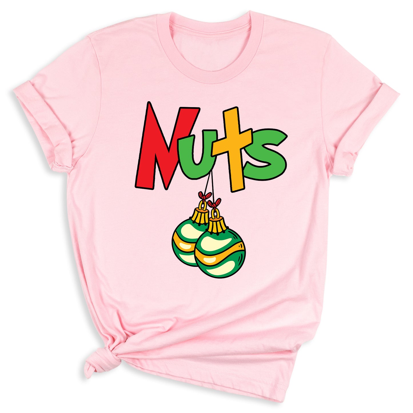 Christmas Chest Nuts Couple Shirts – Funny Matching Holiday Tees for Men & Women, Sarcastic Xmas Party Outfit, Boyfriend Girlfriend Gift