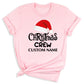 Custom Christmas Crew 2025 Shirt – Matching Family Holiday Tee, Personalized Christmas Shirts