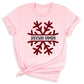 Custom Christmas Snowflake Shirts | Matching Family Holiday Tees