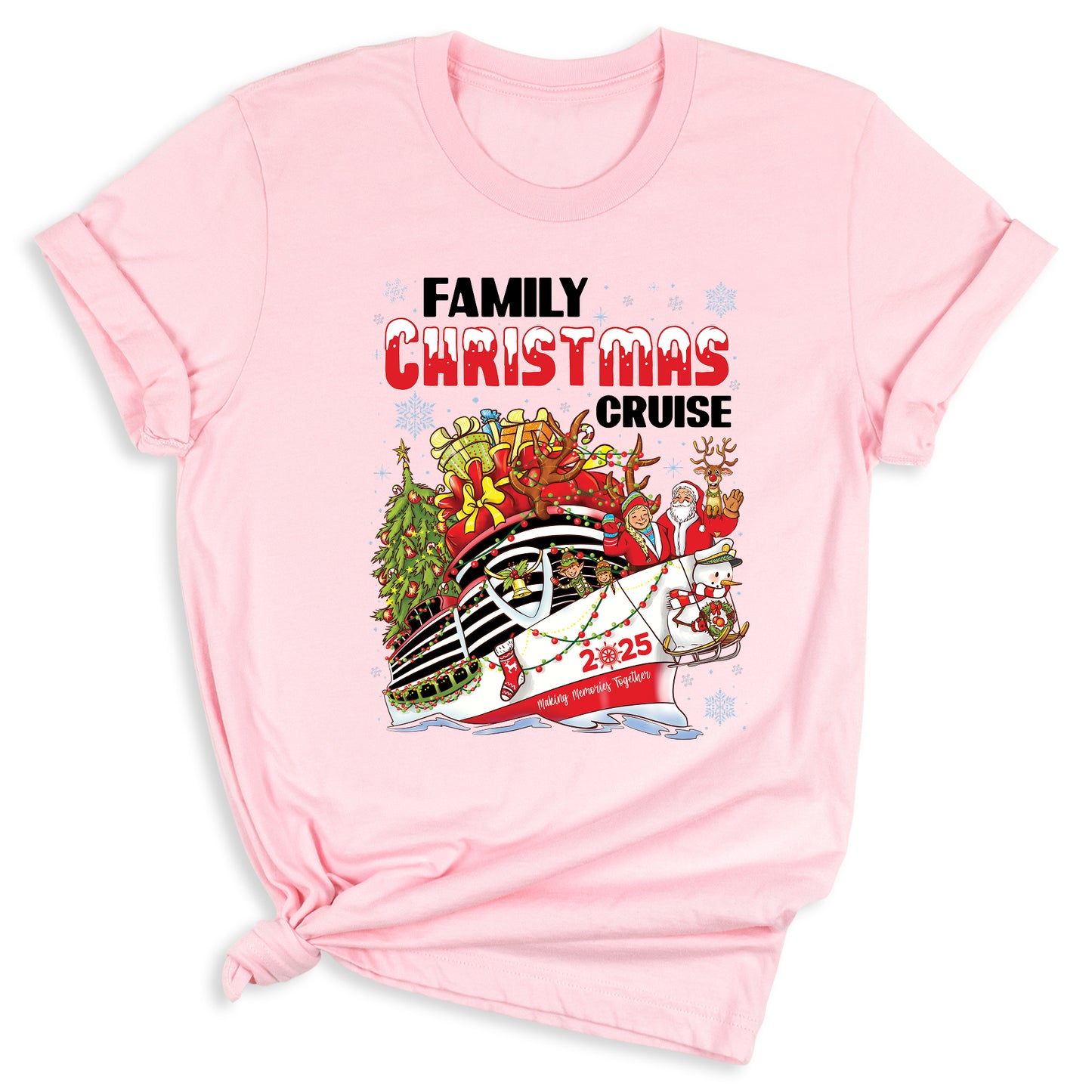 Christmas Family Cruise Shirt – Custom Holiday Vacation Tee, Matching Cruise Crew Santa Shirt for Family Trip