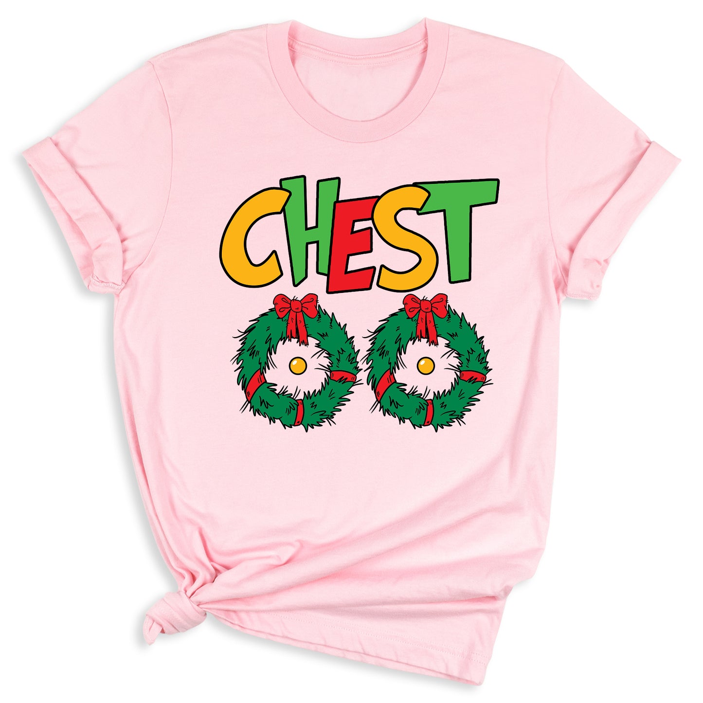 Christmas Chest Nuts Couple Shirts – Funny Matching Holiday Tees for Men & Women, Sarcastic Xmas Party Outfit, Boyfriend Girlfriend Gift