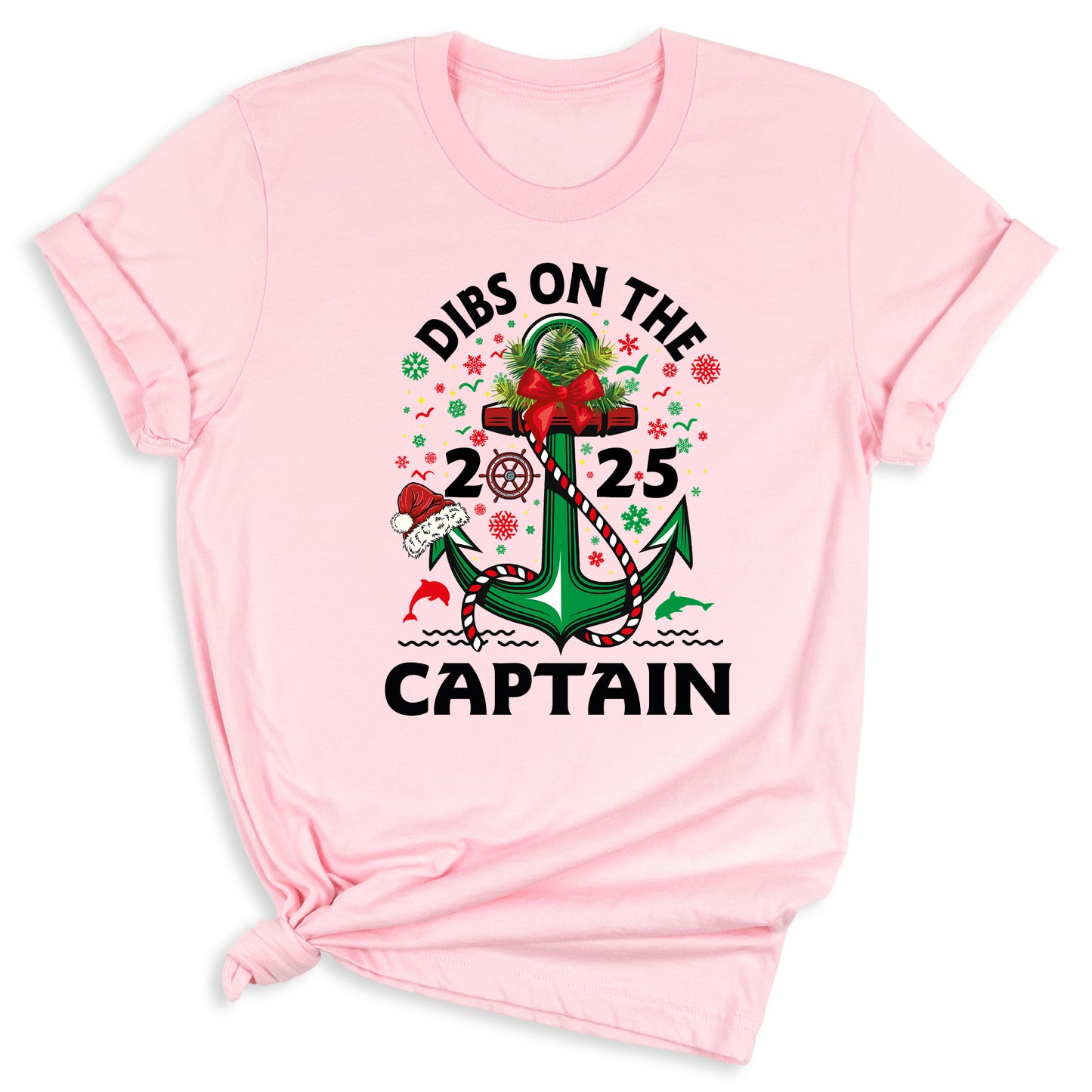 Christmas Dibs on the Captain Shirt – Nautical Christmas Tee for Boat Lovers | Captain Cruise Holiday T-Shirt 2025