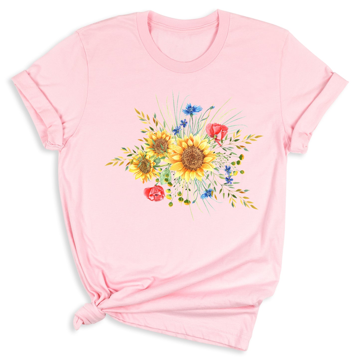 Botanical Sunflower Shirt – Summer & Fall Flower Tee