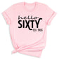 Hello Sixty Vintage 1966 Shirt – 60th Birthday Gift Tee