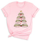 Books Tree Christmas Shirt – Book Lover Holiday Bookworm Tee