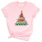 Christmas Pencil Tree Shirt – Teacher Holiday Tee, Cute School Xmas Top for Women & Students
