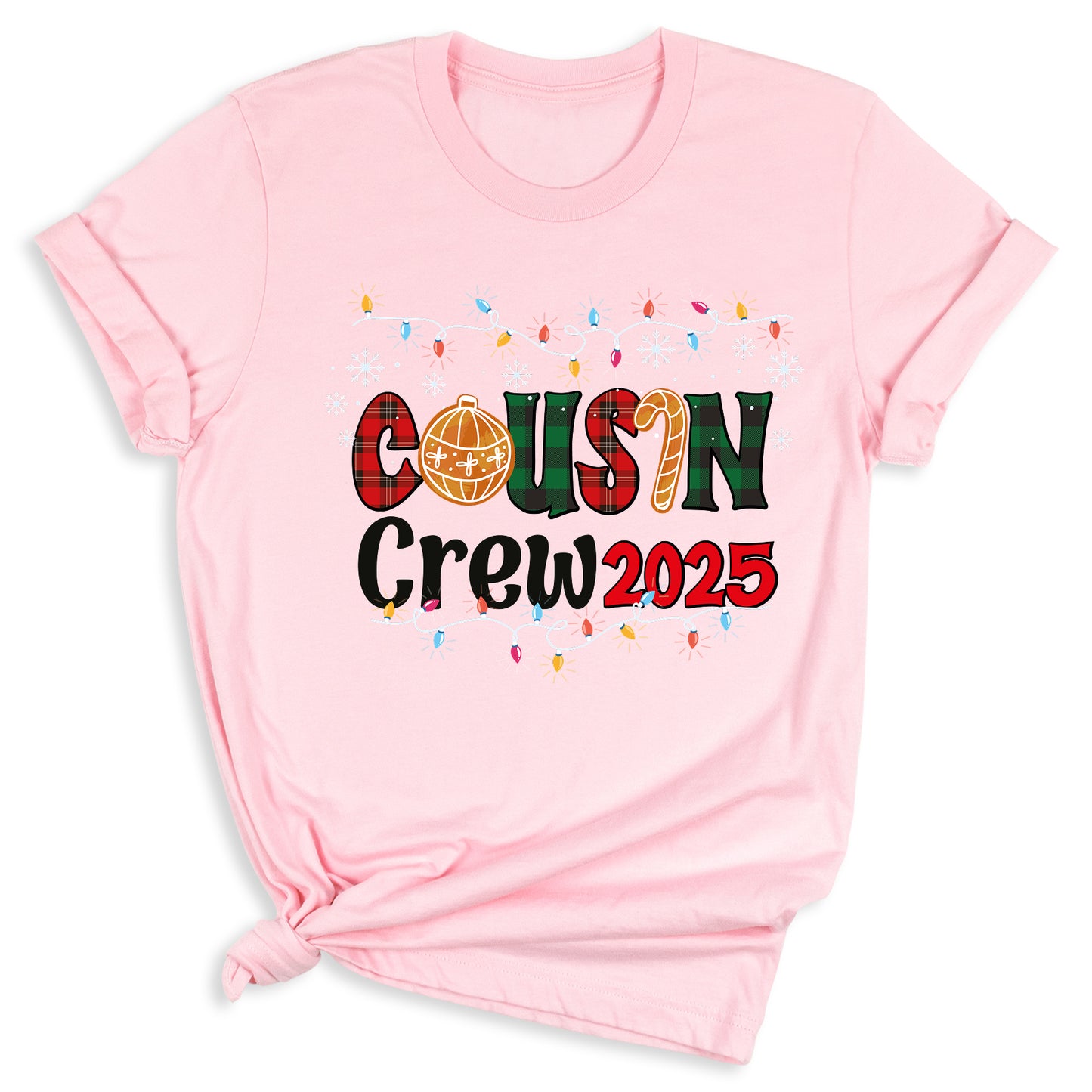 Cousin Crew 2025 Christmas Shirt – Matching Family Holiday Tee, Christmas Cousins T-Shirt