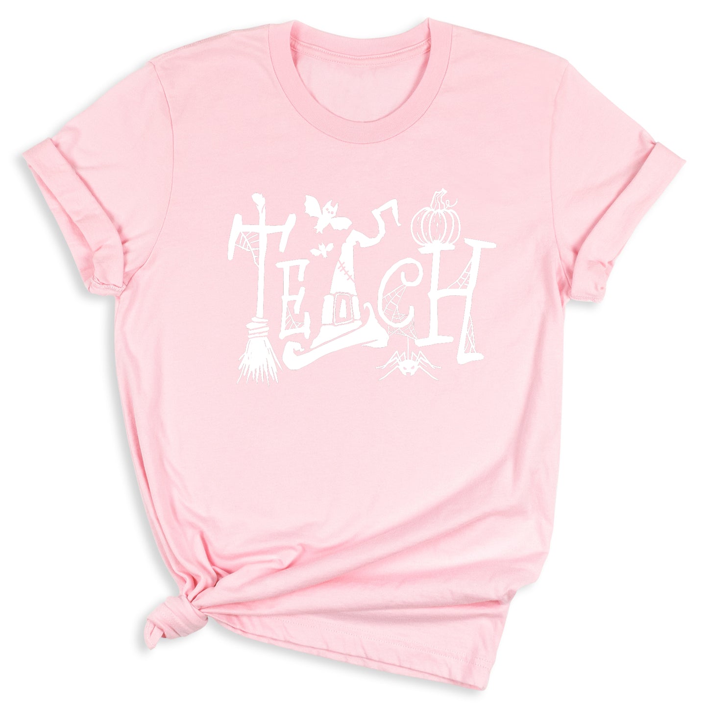 Halloween Teach T-Shirt – Cute Pumpkin School Shirt, Fall Teacher Tee for Spooky Season