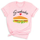 We Finish Each Other Sandwiches Matching Couple Shirts