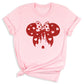 Glitter Mickey Minnie Couple Shirt – Disney Valentine Family Tee