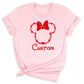 Custom Mickey Minnie Valentine Shirt – Disney Couple Matching Tee