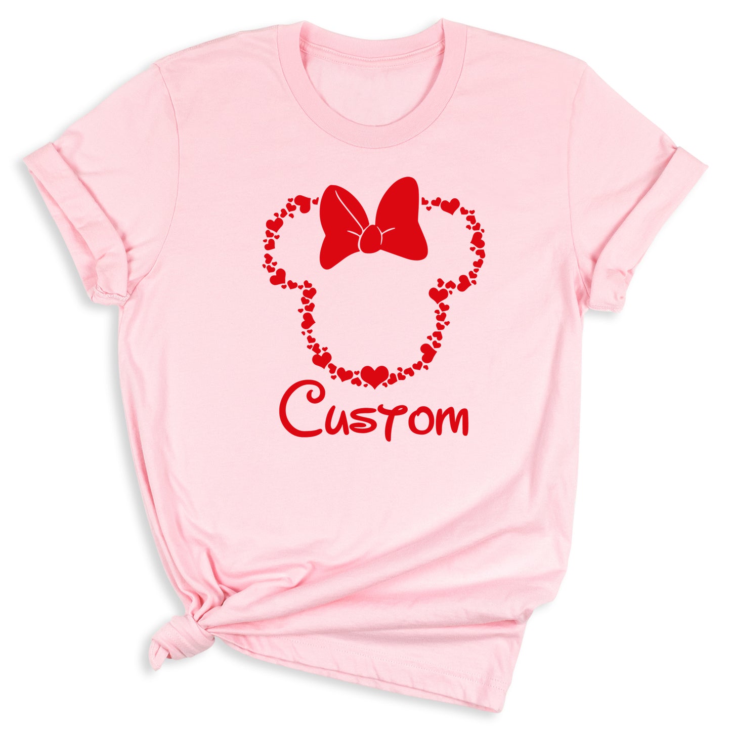 Custom Mickey Minnie Valentine Shirt – Disney Couple Matching Tee