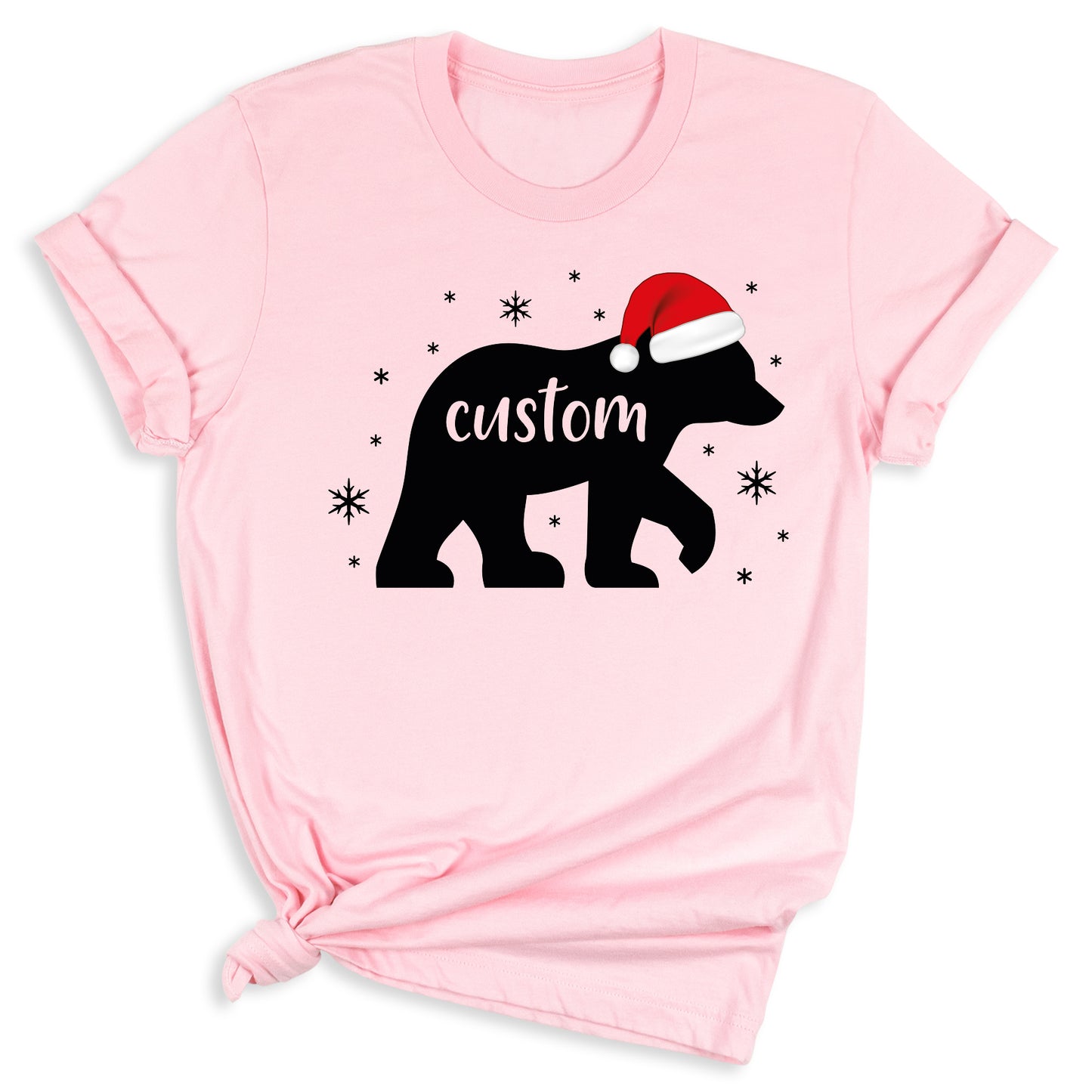 Matching Family Bear Christmas Shirts – Custom Holiday Bear Tees for Mom, Dad & Kids | Personalized Xmas Family Outfits
