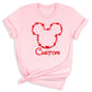 Custom Mickey Minnie Valentine Shirt – Disney Couple Matching Tee
