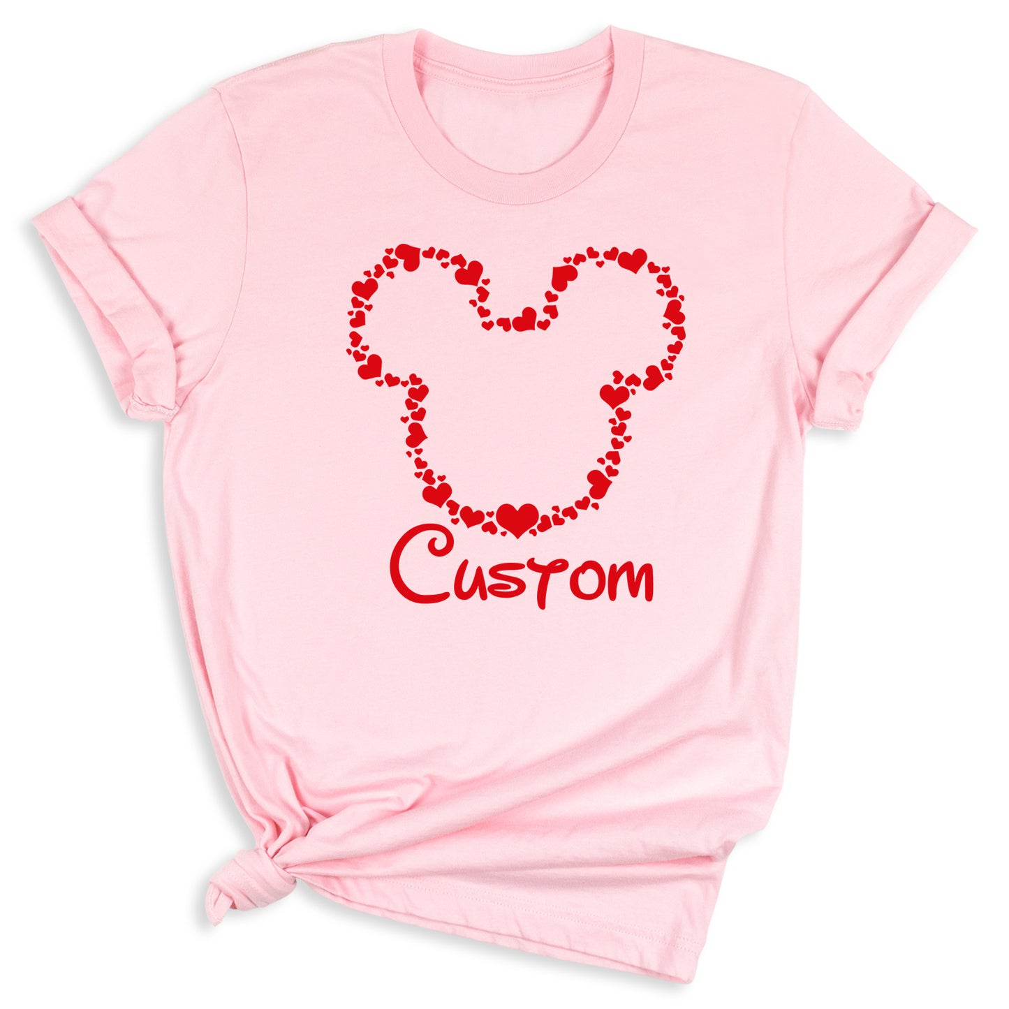 Custom Mickey Minnie Valentine Shirt – Disney Couple Matching Tee