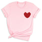 Red Roses Heart Shirt – Valentine Floral Love Tee for Women