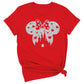 Glitter Mickey Minnie Couple Shirt – Disney Valentine Family Tee