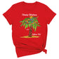 Custom Family Christmas Tree Shirts – Matching Christmas T-Shirts with Personalized Name & Year | Holiday Family Outfit