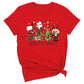 Merry and Bright Christmas Shirt – Women’s Holiday Tree Tee