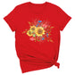 Botanical Sunflower Shirt – Summer & Fall Flower Tee