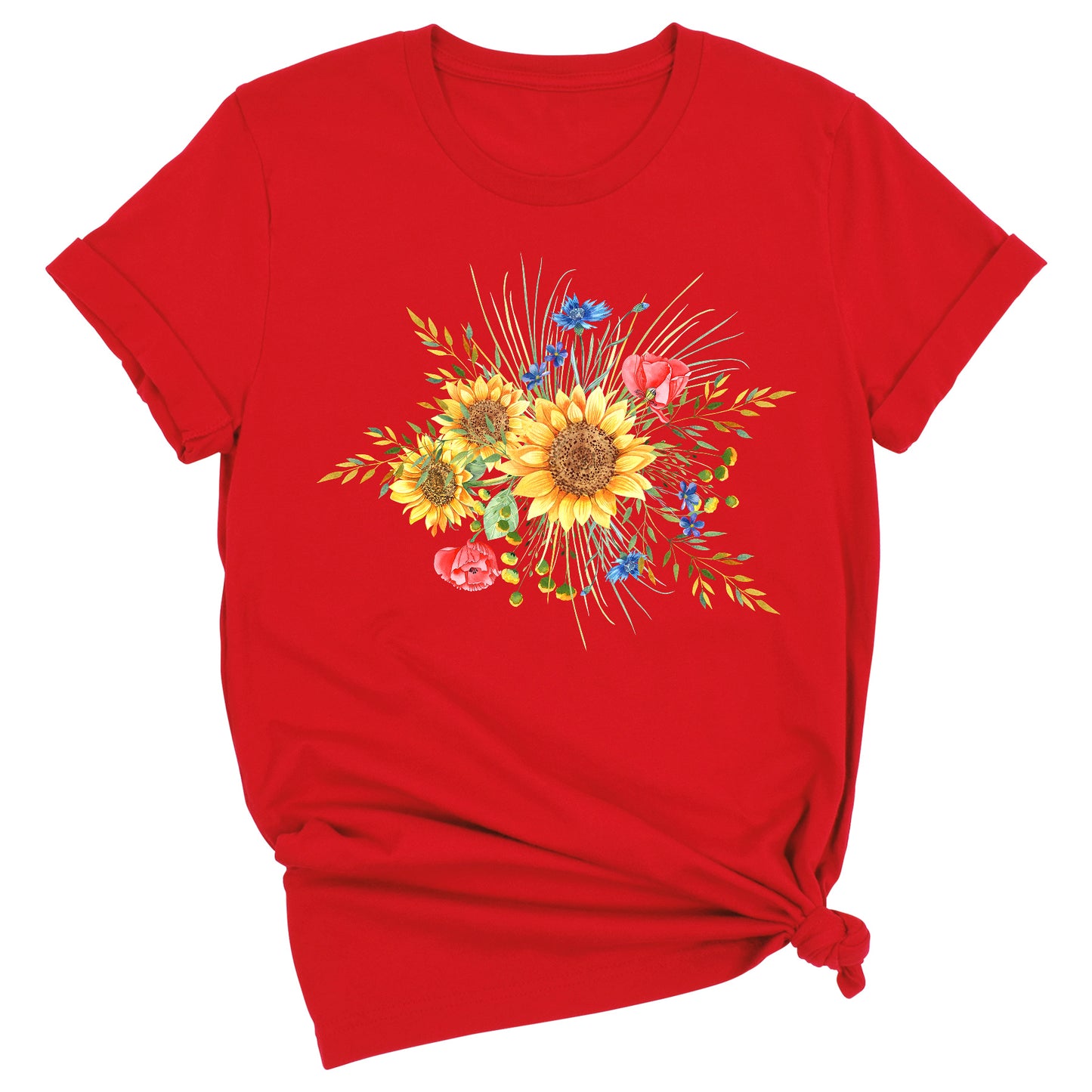 Botanical Sunflower Shirt – Summer & Fall Flower Tee