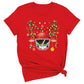 Football Christmas Shirt – Sports Xmas Lights Tee for Game Day