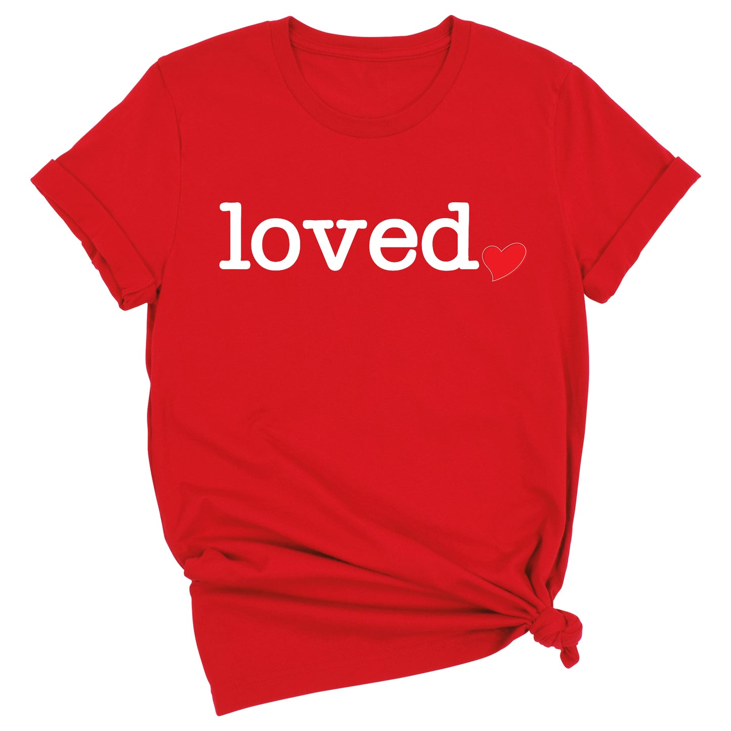 Loved Shirt for Women | You Are Loved Cute Heart Valentine T-Shirt