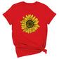Cute Sunflower Shirt – Flower Garden Graphic Tee for Women, Mother's Day Gift