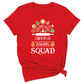 Christmas Cookie Baking Squad Shirt – Festive Holiday Baker Tee, Cookie Crew Family Matching Shirt, Custom Christmas Baking Gift T-Shirt