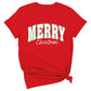 Merry Christmas Shirt – Retro Christmas T-Shirt, Family Matching Holiday Tee, Festive Xmas Trip Shirt