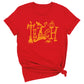 Halloween Teach T-Shirt – Cute Pumpkin School Shirt, Fall Teacher Tee for Spooky Season