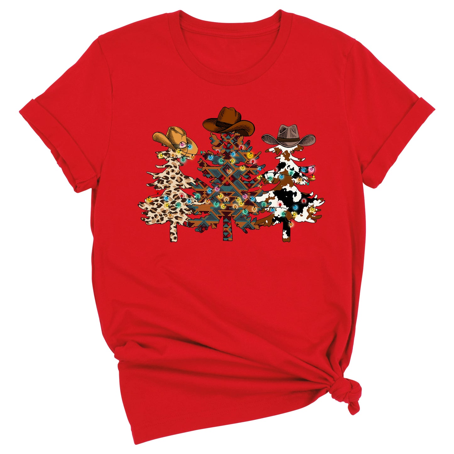 Christmas Cowboy Shirt – Western Santa Holiday Party Tee
