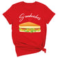 We Finish Each Other Sandwiches Matching Couple Shirts