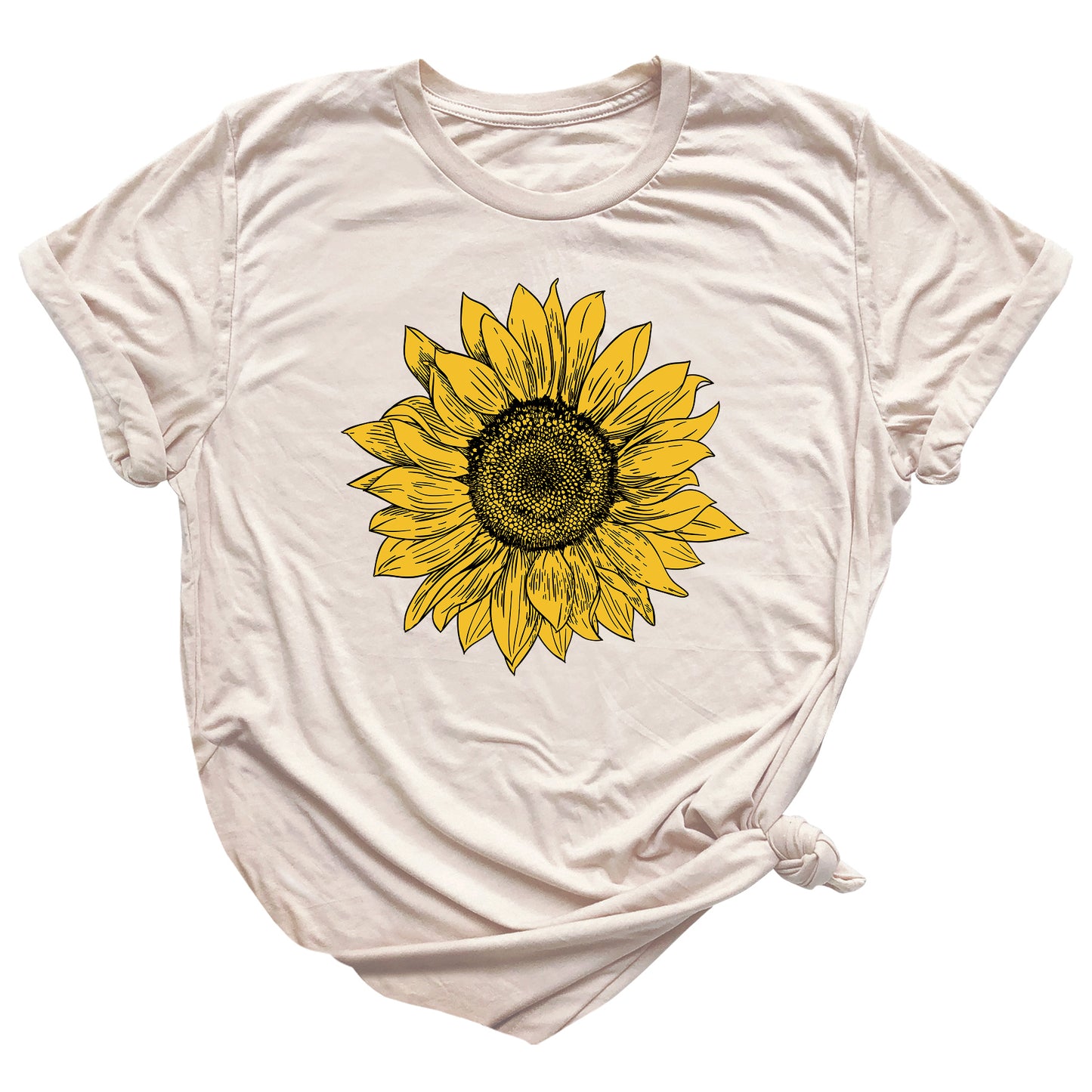 Cute Sunflower Shirt – Flower Garden Graphic Tee for Women, Mother's Day Gift