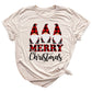 Gnomes Buffalo Plaid Christmas Shirt – Matching Family Xmas Tee – Merry Gnomes Holiday Shirt
