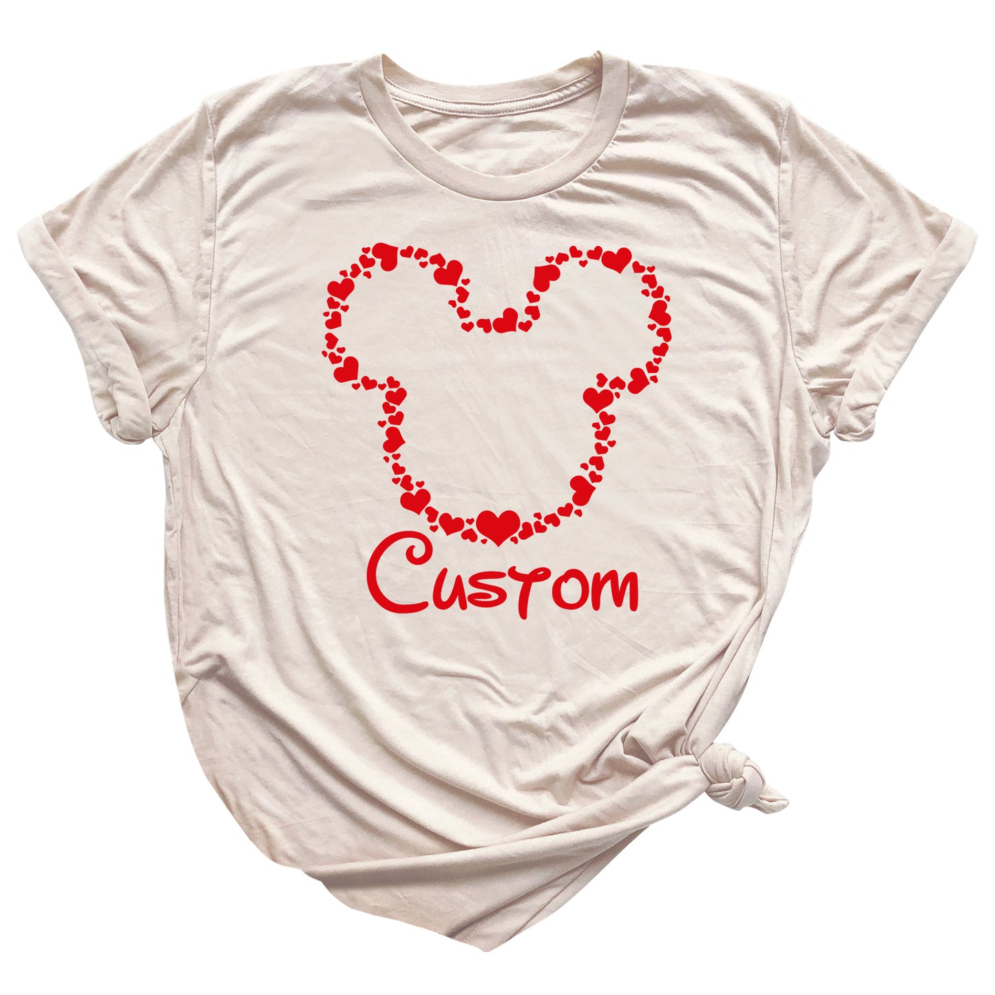Custom Mickey Minnie Valentine Shirt – Disney Couple Matching Tee