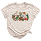 Christmas Latte Coffee T-Shirt – Holiday Coffee Lover Tee, Cute Xmas Shirt with Mugs & Christmas Tree Design