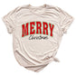 Merry Christmas Shirt – Retro Christmas T-Shirt, Family Matching Holiday Tee, Festive Xmas Trip Shirt