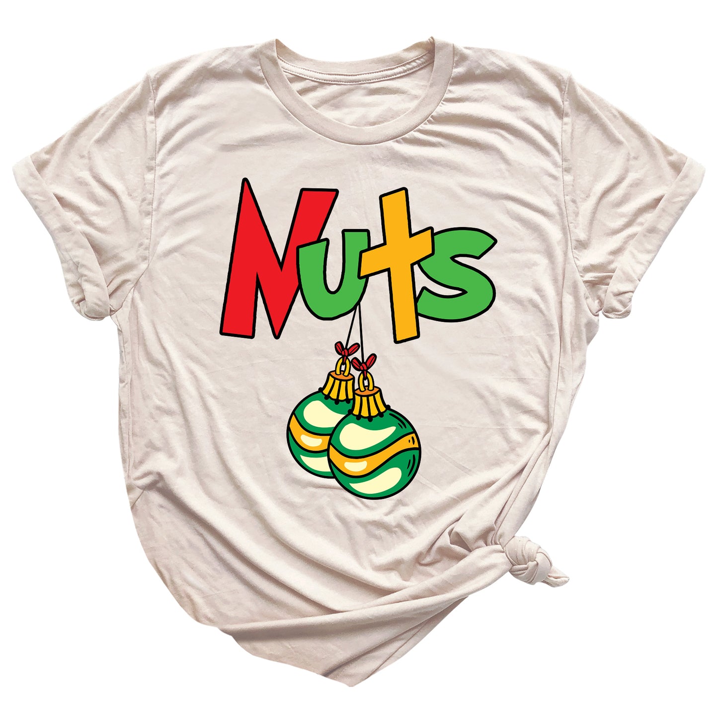 Christmas Chest Nuts Couple Shirts – Funny Matching Holiday Tees for Men & Women, Sarcastic Xmas Party Outfit, Boyfriend Girlfriend Gift