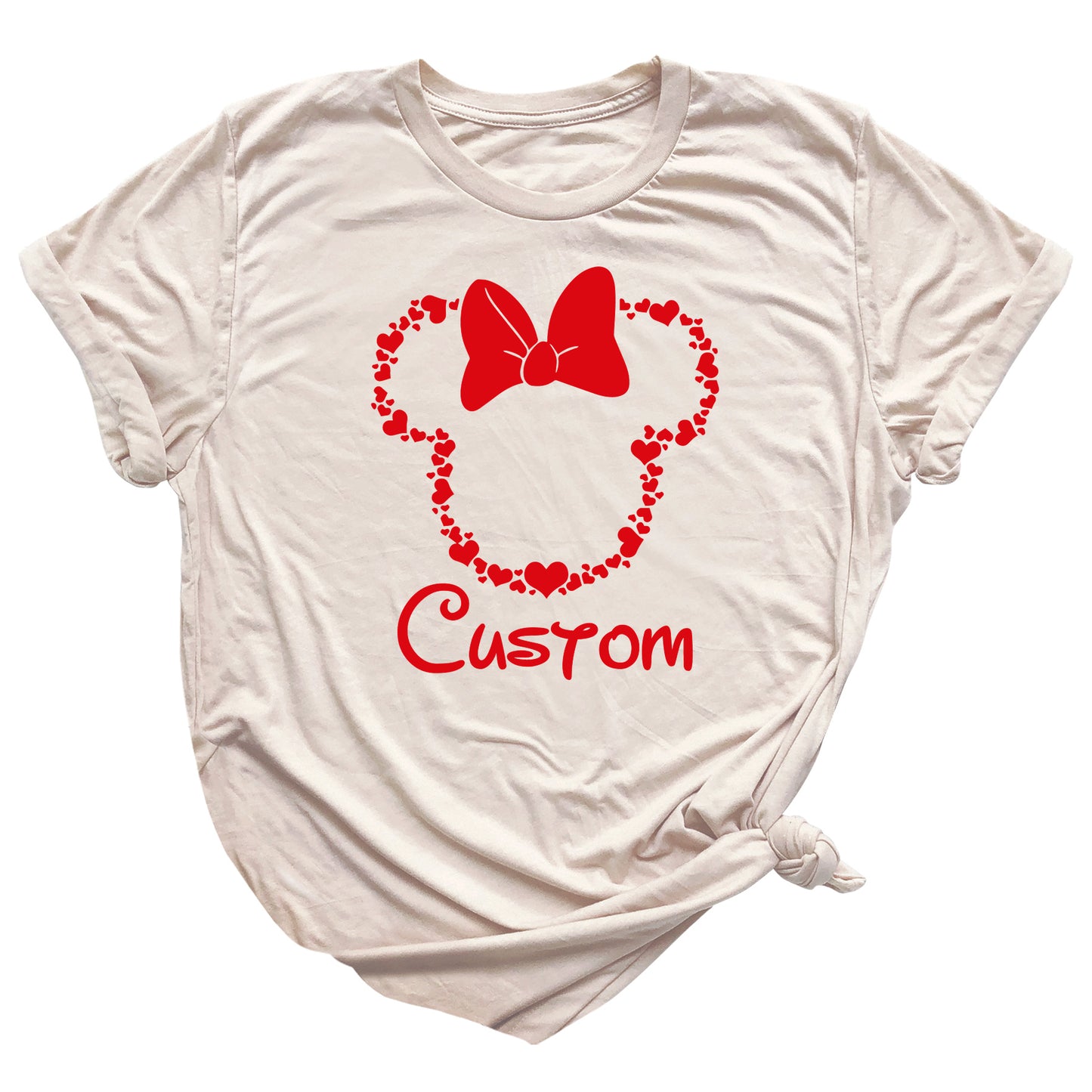 Custom Mickey Minnie Valentine Shirt – Disney Couple Matching Tee