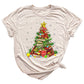 Christmas Books Tree Shirt – Book Lover Holiday Tee, Reading Xmas Top for Teachers, Students & Librarians