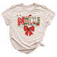 Christmas NICU Nurse Shirt – ICU Holiday Tee, Nursing Santa Hat & Bow Shirt, Merry Xmas Nurse Top