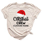 Custom Christmas Crew 2025 Shirt – Matching Family Holiday Tee, Personalized Christmas Shirts